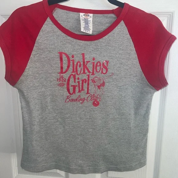 VINTAGE DICKIES GIRL BOWLING CLUB TEE - Picture 2 of 4